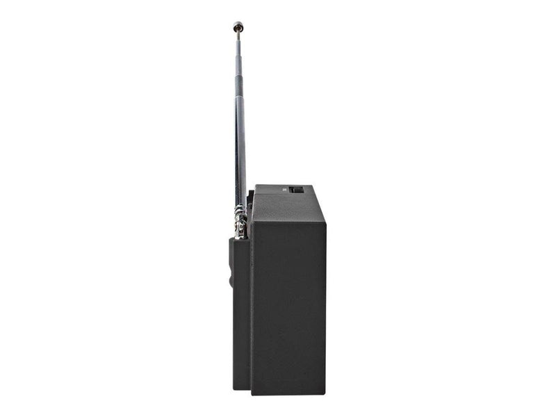 Nedis RDFM1200BK - portable radio - AM/FM - Mono