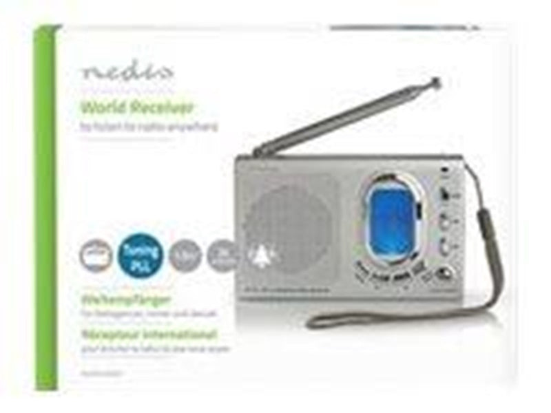 Nedis RDWR1000GY - worldband radio - AM/FM/SW