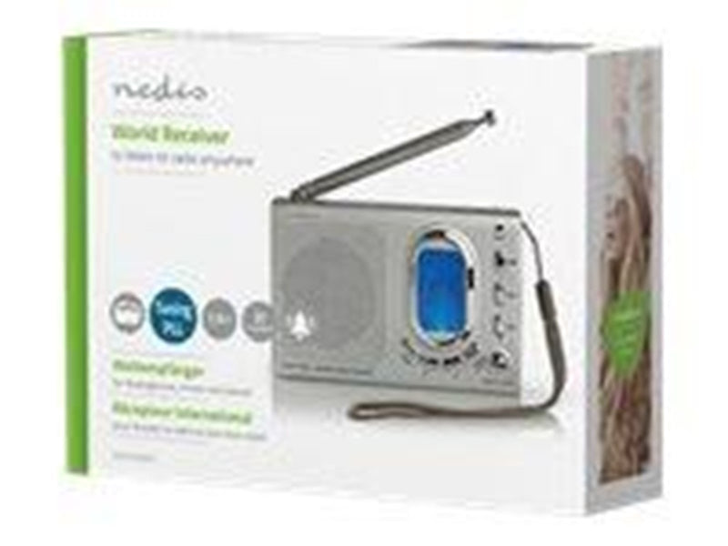 Nedis RDWR1000GY - worldband radio - AM/FM/SW