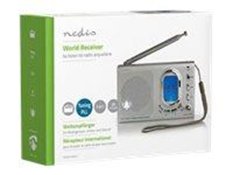 Nedis RDWR1000GY - worldband radio - AM/FM/SW