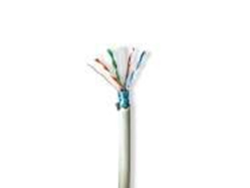 Nedis Network Cable Roll | CAT6 | Stranded | F/UTP | Bare Copper - Grau - 50 meter
