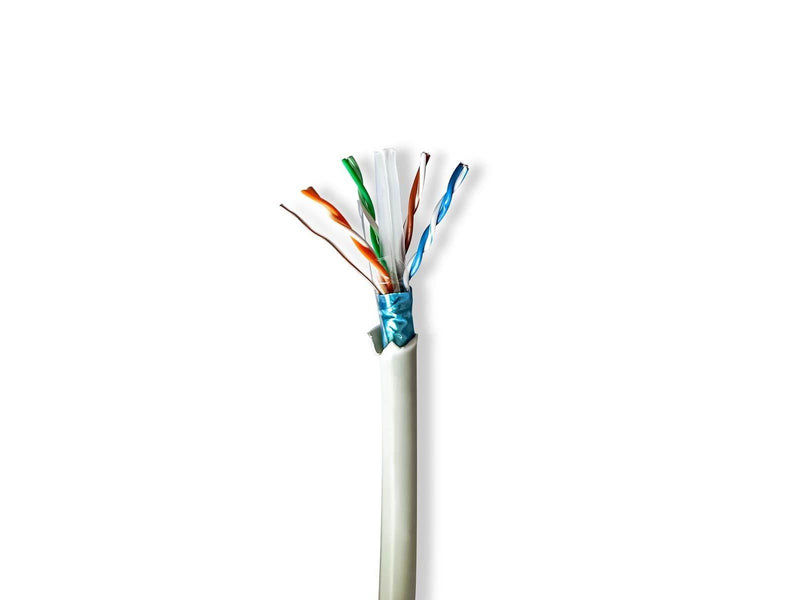Nedis Network Cable Roll | CAT6 | Stranded | F/UTP | Bare Copper - Grau - 50 meter