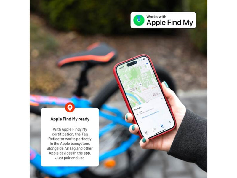 FIXED Tag Reflector with Find My support - Black