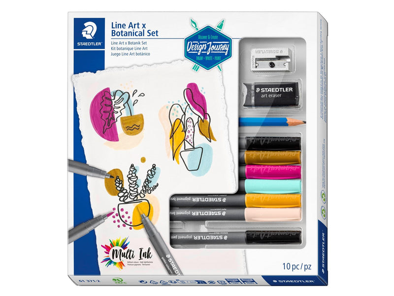 Staedtler Line ArtxBotan. Set 10pcs 100% PEFC