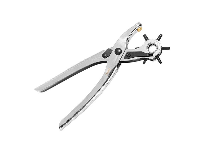 Deli Tools Leather Hole Punch 9"  EDL1919C (silver)