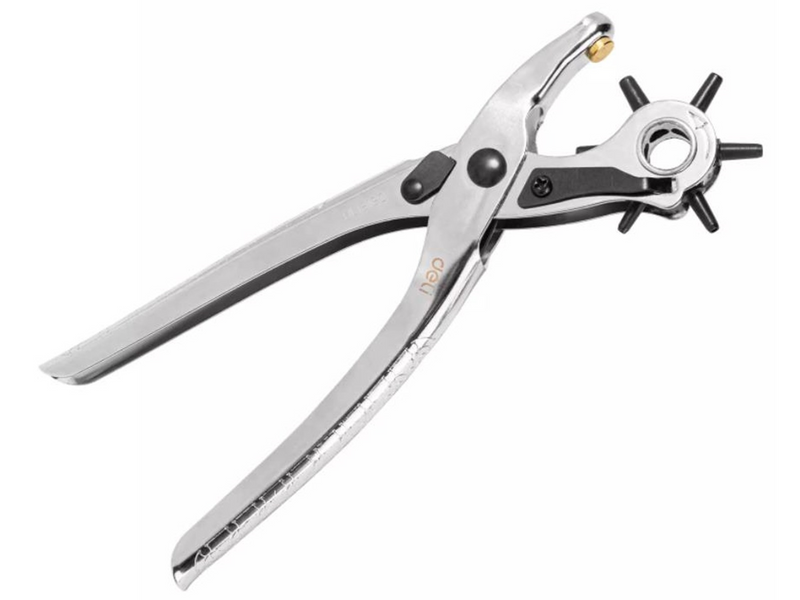 Deli Tools Leather Hole Punch 9"  EDL1919C (silver)