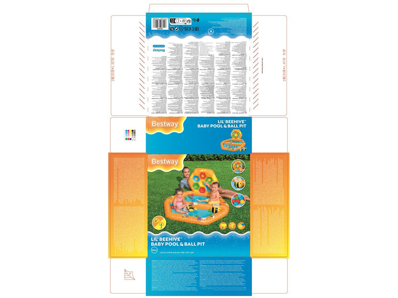 Bestway - Lil' Beehive Baby Pool & Ball Pit 2 in 1 (52639)