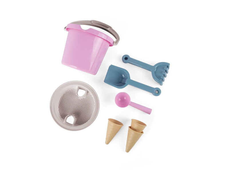 Dantoy Thorbjorn Bucket set w. Ice cream cones - Pink