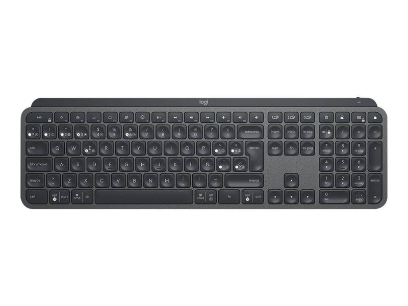 Logitech MX Keys - keyboard - QWERTY - Spanish - Europe - graphite - Tastaturen - Spanisch - Schwarz