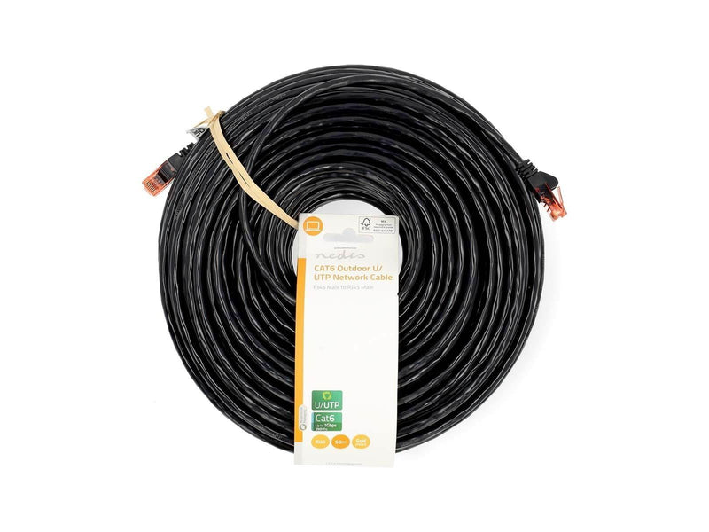 Nedis CCGL85900BK500 networking cable - Schwarz - 50 meter