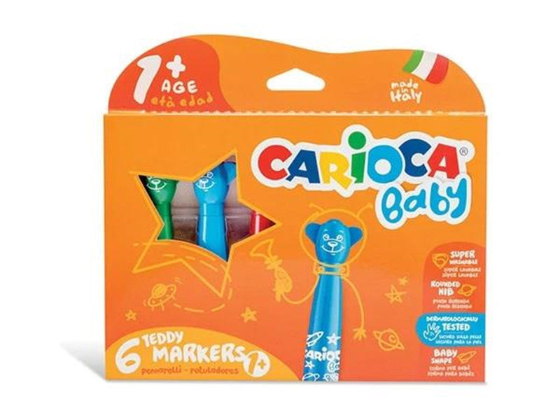 Carioca - Marker w/baby handle (6pcs)