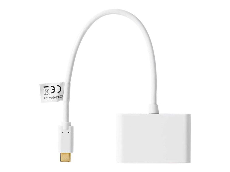 Nedis CCGP65960WT02 - USB adapter - USB-C 3.1 - USB 3.0 x 2