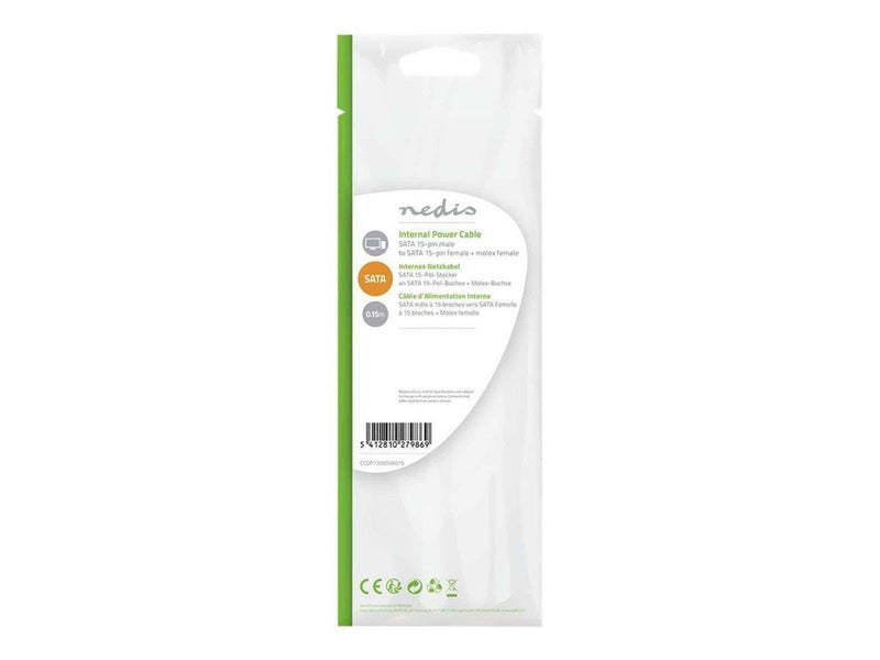 Nedis - power adapter - 15 cm