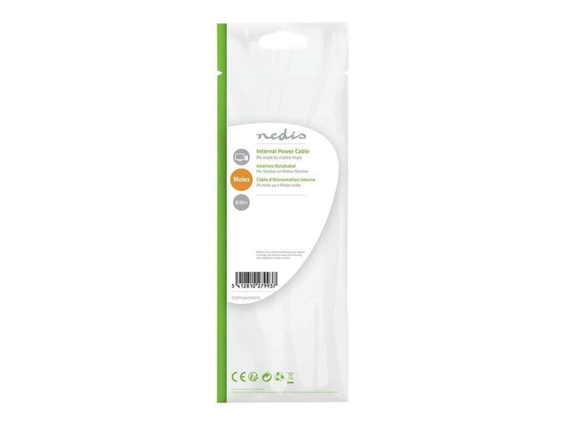Nedis - power adapter - power P4 to 4 pin internal power (12V) - 15 cm