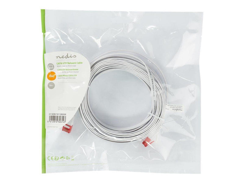 Nedis patch cable - 10 m - white - Weiß - 10 meter
