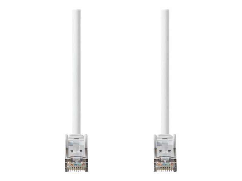 Nedis patch cable - 25 cm - white - Weiß - 0.25 meter