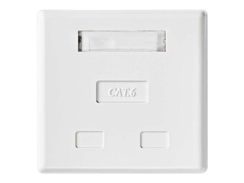 Nedis - socket-outlet - 2 network sockets - white