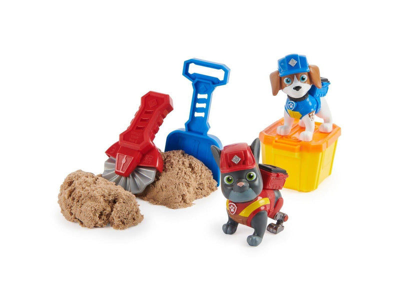 Paw Patrol Rubble & Crew Figure 2 Pack - Charger & Wheeler