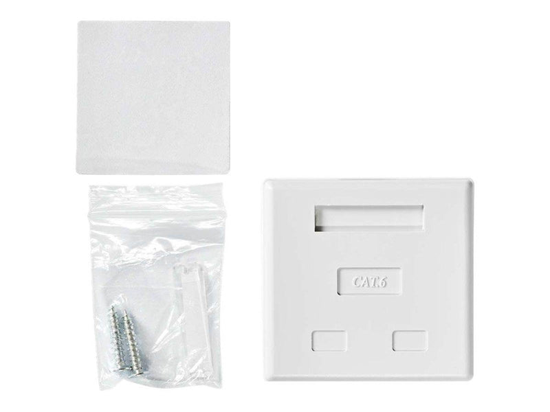 Nedis - socket-outlet - 2 network sockets - white