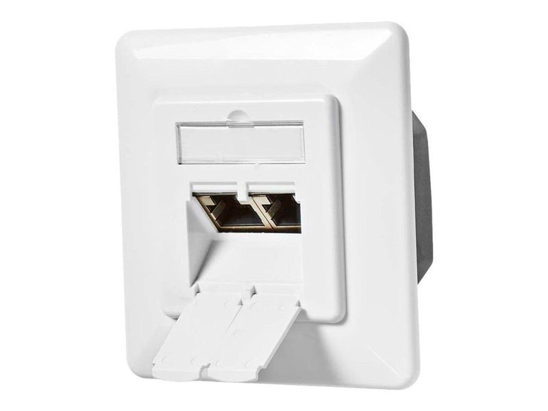 Nedis - socket-outlet - 2 network sockets - white