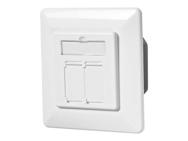 Nedis - socket-outlet - 2 network sockets - white