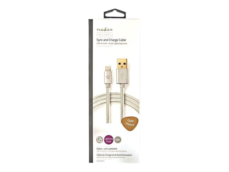 Nedis Lightning cable - Lightning / USB 2.0 - 1 m
