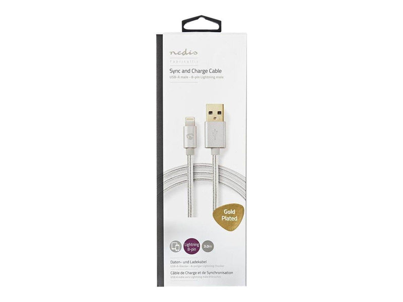 Nedis Lightning cable - Lightning / USB 2.0 - 3 m