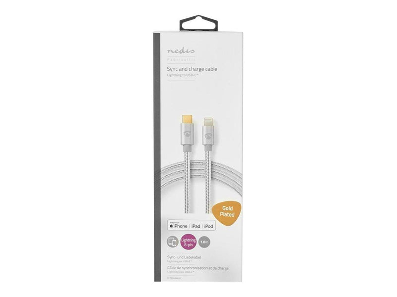 Nedis Lightning cable - Lightning / USB - 1 m