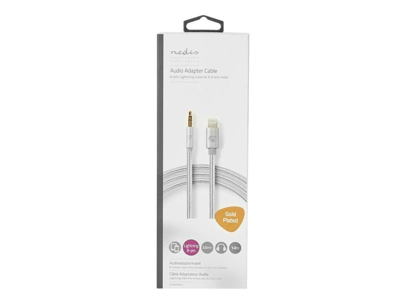 Nedis Lightning to headphone jack cable - Lightning / audio - 1 m