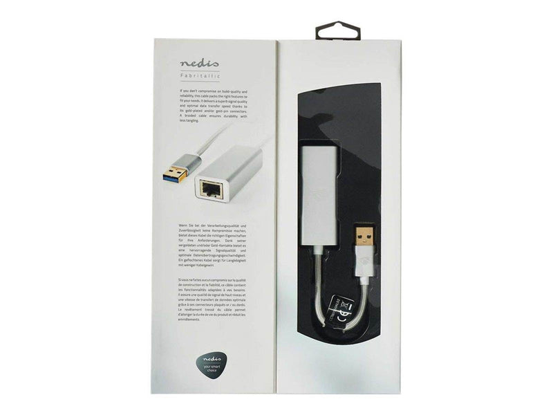 Nedis - network / USB adapter - USB 3.2 Gen 1 - Gigabit Ethernet x 1