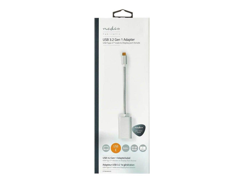 Nedis Fabritallic - USB / DisplayPort adapter - 20 cm