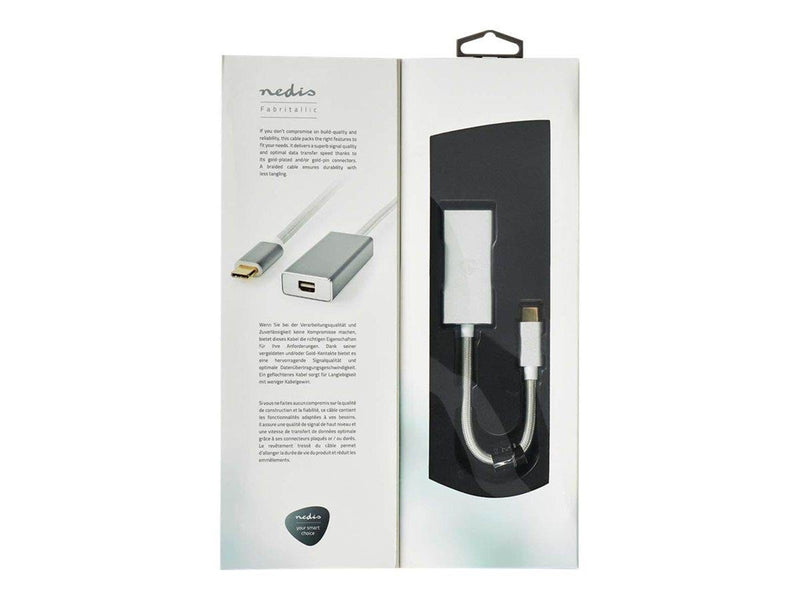 Nedis Fabritallic - USB / DisplayPort adapter - USB-C to Mini DisplayPort - 20 cm
