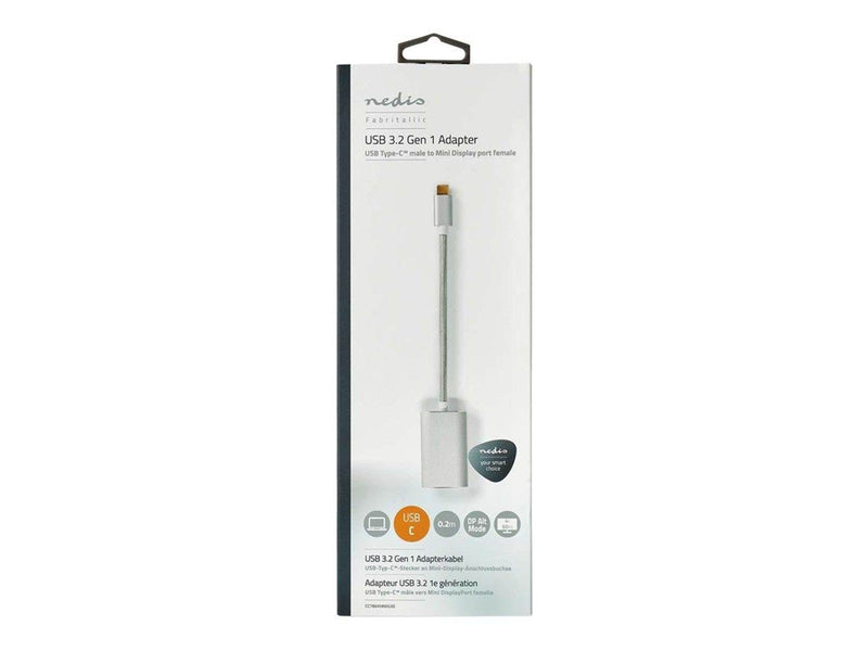Nedis Fabritallic - USB / DisplayPort adapter - 20 cm