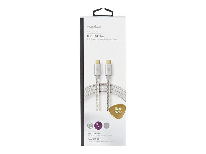 Nedis - USB-C cable - 24 pin USB-C to 24 pin USB-C - 2 m