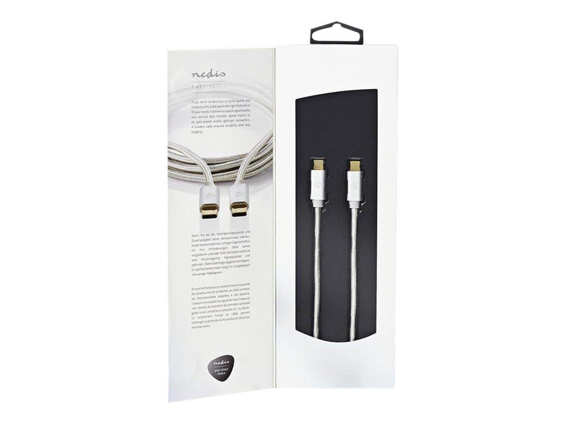 Nedis - USB-C cable - 24 pin USB-C to 24 pin USB-C - 2 m
