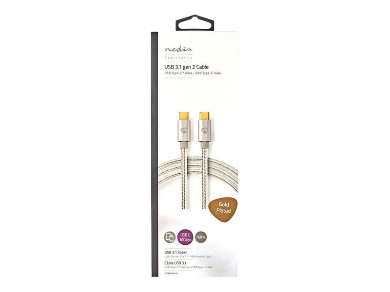 Nedis - USB-C cable - 24 pin USB-C to 24 pin USB-C - 1 m