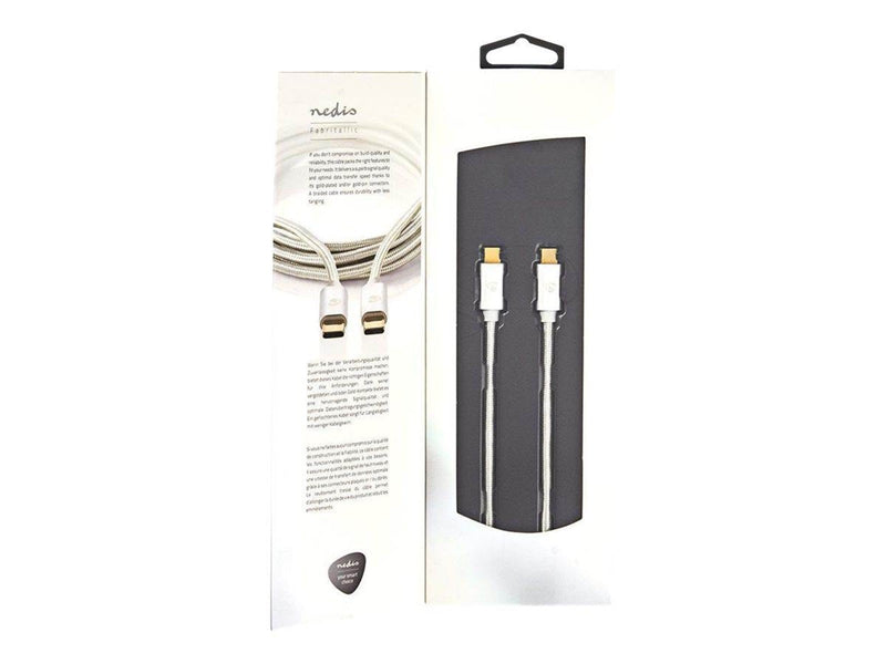 Nedis - USB-C cable - 24 pin USB-C to 24 pin USB-C - 1 m