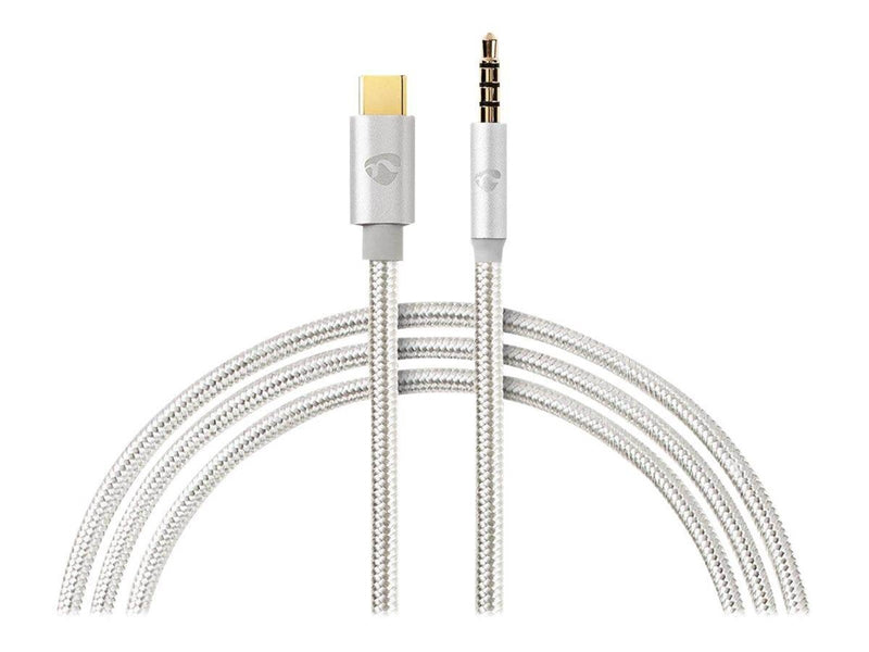 Nedis USB-C to headphone jack adapter - audio / USB - 1 m