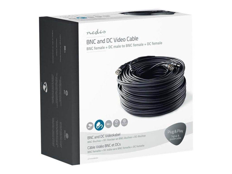 Nedis - video / power cable - 30 m
