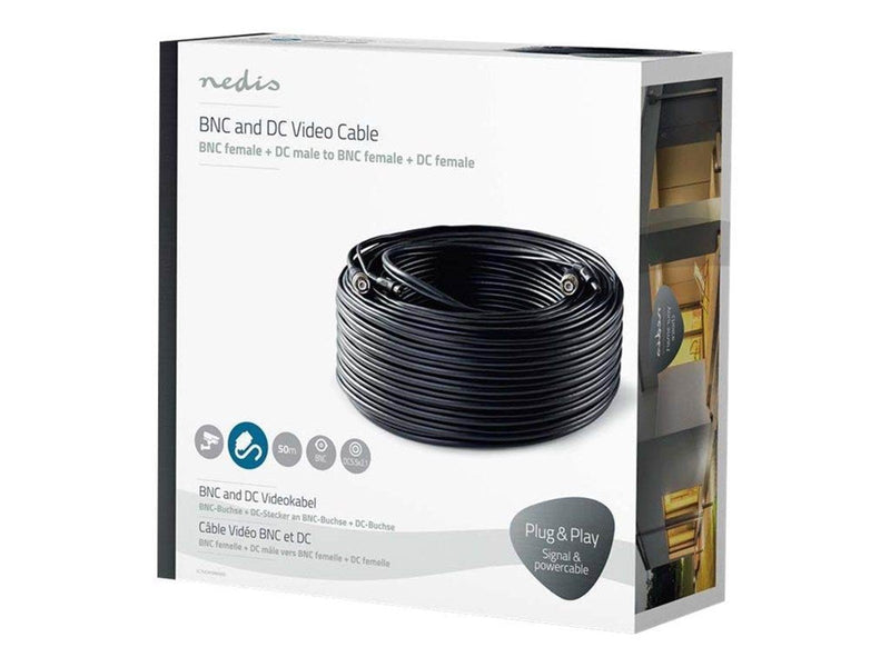 Nedis - video / power cable - 20 m