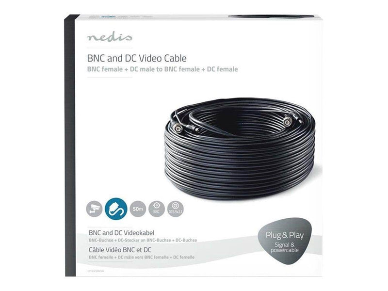 Nedis - video / power cable - 20 m