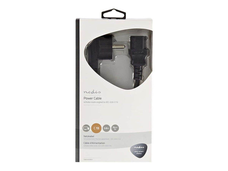 Nedis - power cable - power IEC 60320 C13 to power CEE 7/7 - 2 m