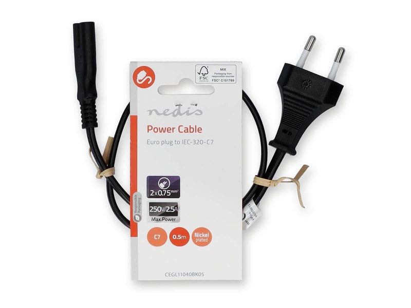 Nedis CEGL11040BK05 power cable