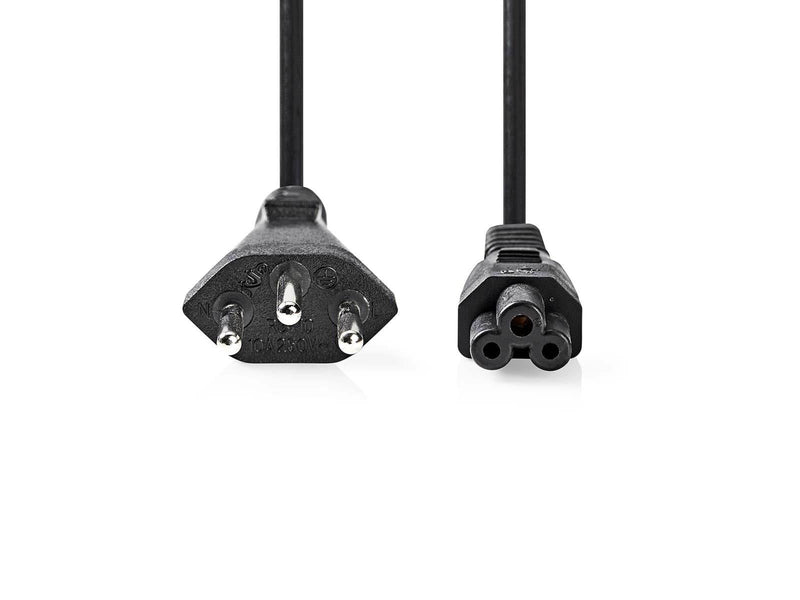 Nedis Power Cable | CH Type 12 | IEC-320-C5 | Straight | Straight | Nickel Plated | 2.00 m