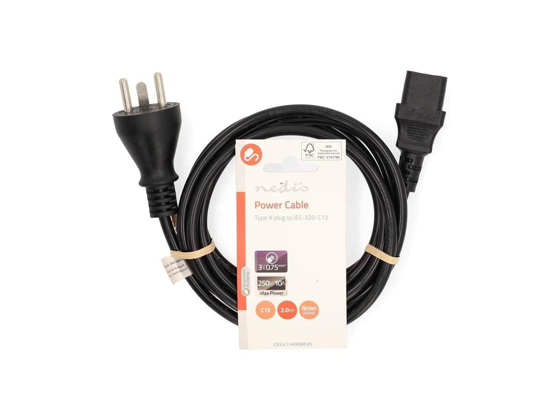 Nedis CEGL11400BK20 power cable