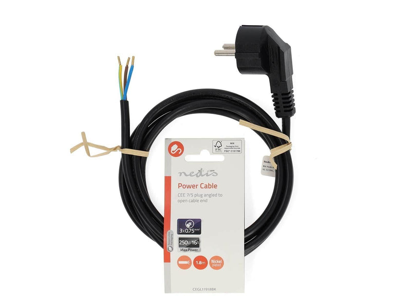 Nedis CEGL11918BK power cable