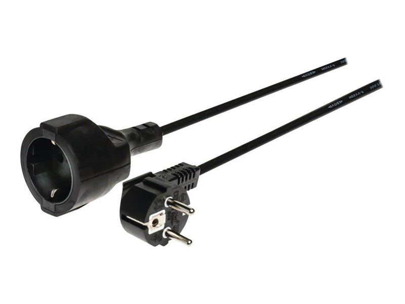 Nedis - power extension cable - power CEE 7/7 to power CEE 7/7 - 3 m