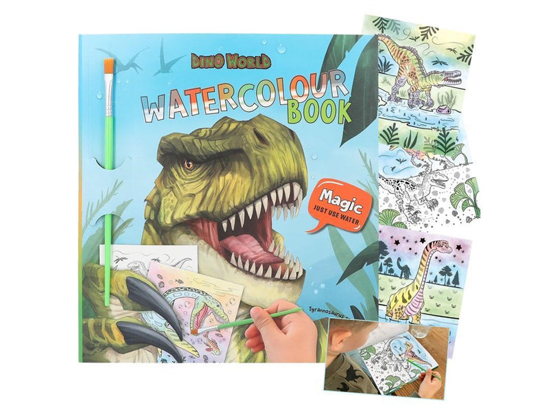 Dino World Watercolour Book