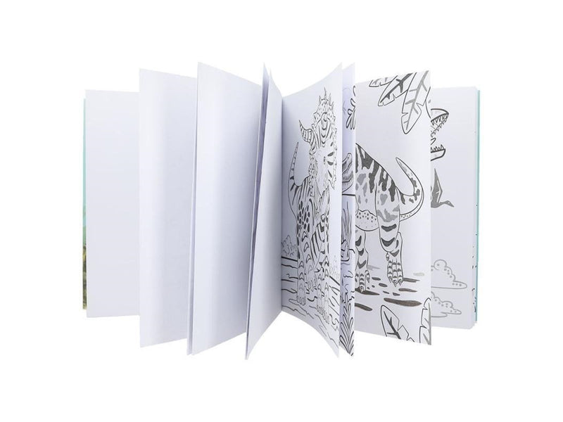 Dino World Watercolour Book