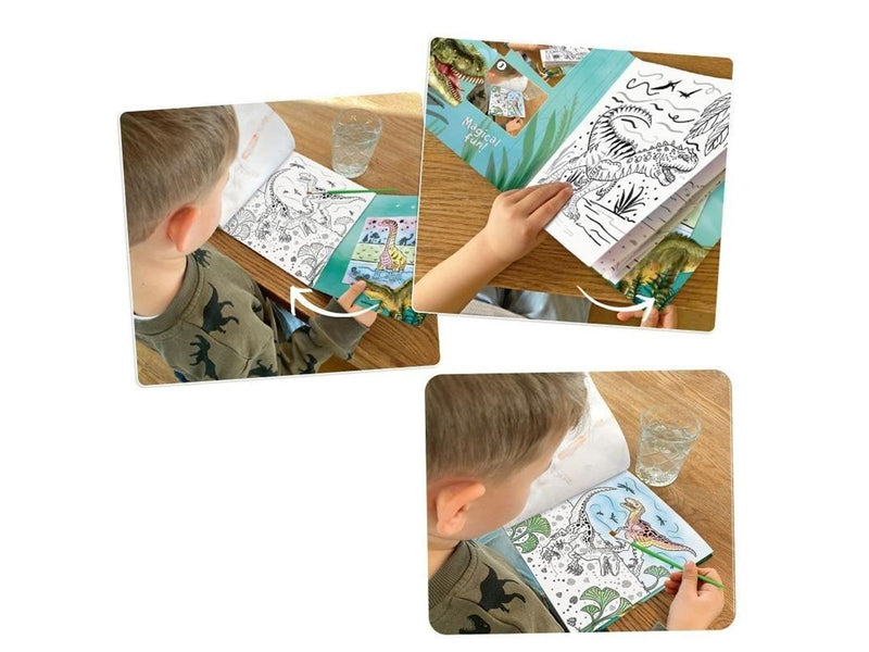 Dino World Watercolour Book